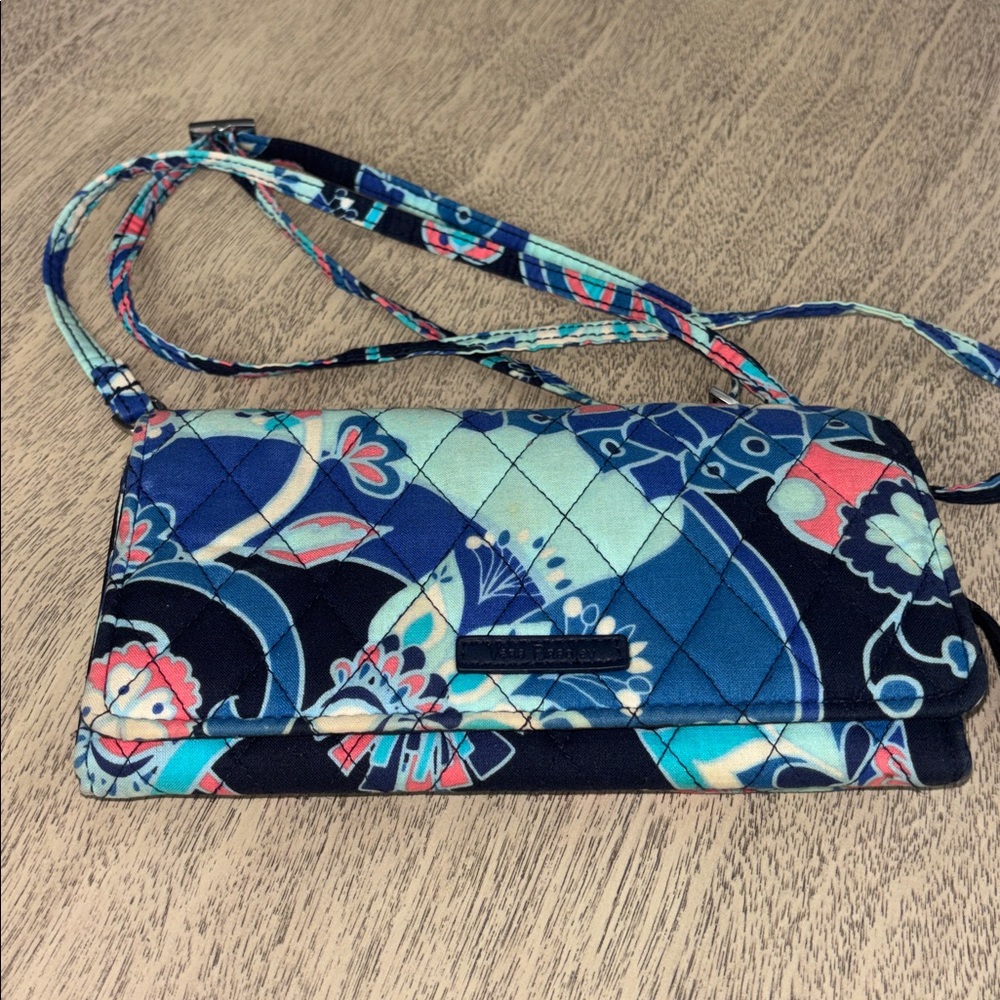 Vera Bradley Crossbody RFID Wallet